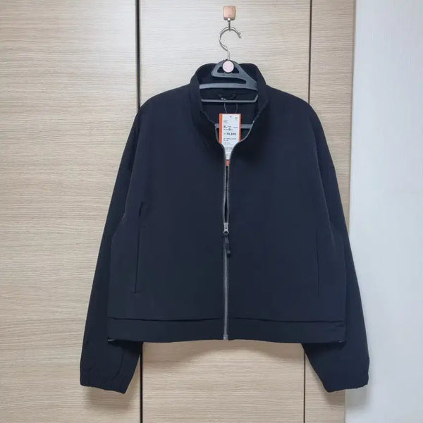 [BUNJANG] Women's High-Neck Zip-Up Jumper XL Black / (새상품) 여성 잠바