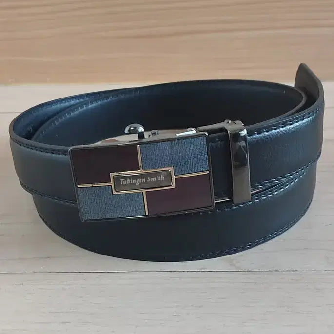 [BUNJANG] Men's Genuine Leather Automatic Belt / 남자 가죽 자동벨트 정장 캐주얼 소가죽 벨트 새상품