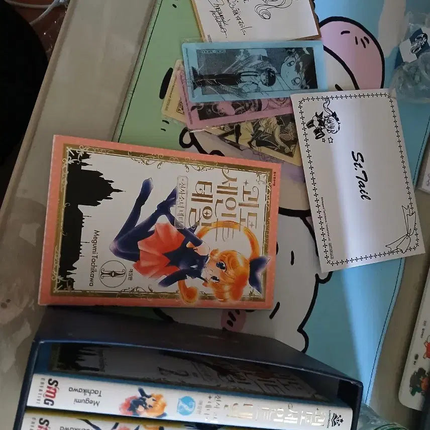 [BUNJANG] Kaitou Saint Tail Complete Manga Set + Merchandise / 괴도 세인트 테일 천사소녀 네티 만화책 전권 세트 + 굿즈