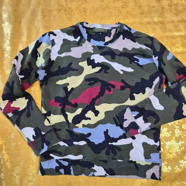 [BUNJANG] Valentino Camouflage Sweatshirt / 발렌티노 카모플라주 맨투맨