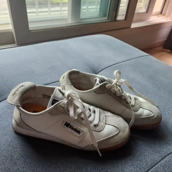 [BUNJANG] Kodak White Sneakers / 코닥 운동화 화이트