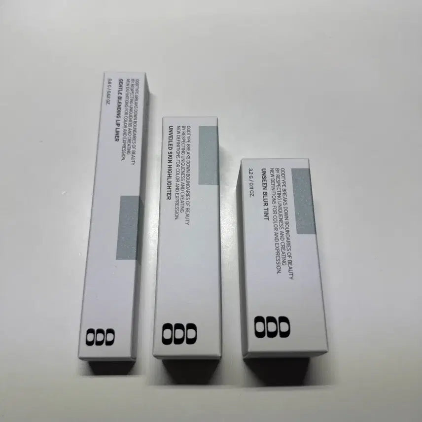 [BUNJANG] Oddtype Unseen Blur Tint, Unveiled Skin Highlighter, Gentle Blending Lip Liner Set / 오드타입 언씬블러틴트 스킨하이라이터 블렌딩립라이너