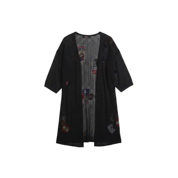 [BUNJANG] SOOS Women's Summer Punching Cardigan BK / 여성85/ SOOS 수스 펀칭 여름 가디건 BK 0-77