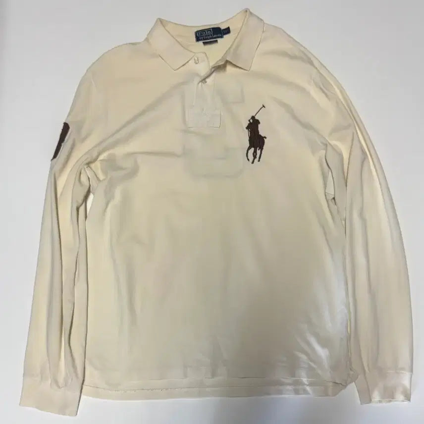 [BUNJANG] Polo Ralph Lauren Big Pony Rugby Long Sleeve Polo Shirt XL / 정품!! 폴로 랄프로렌 빅포니 럭비 긴팔 카라 티셔츠 2XL