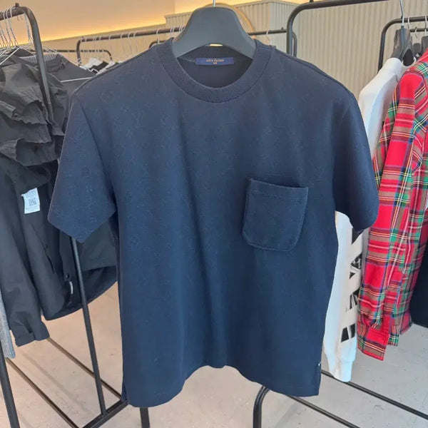 [BUNJANG] Louis Vuitton Monogram Pocket Knit Short Sleeve Shirt S / (정품 S) 루이비통 모노그램 포켓 니트반팔