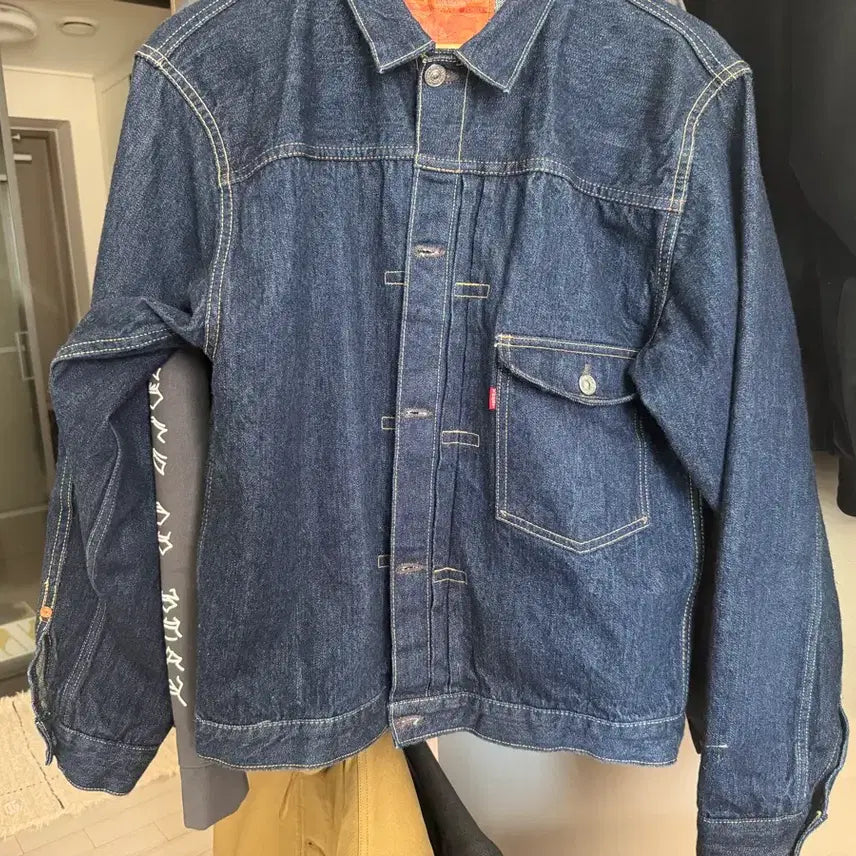 [BUNJANG] Freewheelers 1st Generation One Wash Denim Jacket / 프리휠러스 1세대 데님 자켓