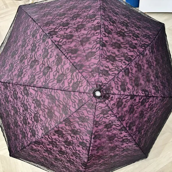[BUNJANG] Lace Pattern Women's Sun Umbrella / 레이스 패턴 여성 양산