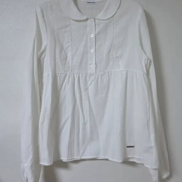 [BUNJANG] Miseki Seoul Round Collar Shirt White / 미세키 서울 라운드칼라 셔츠 화이트