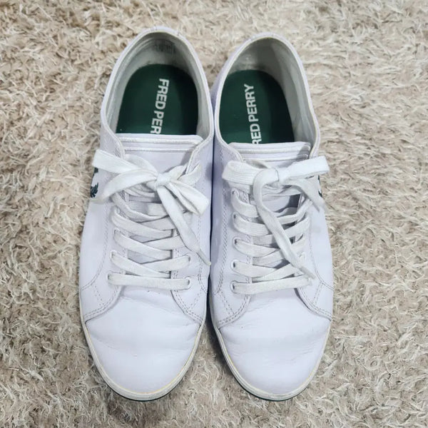 [BUNJANG] Fred Perry Genuine Leather Sneakers Men's UK 9 / (빈티지박스)프레드페리 정품 가죽 스니커즈 남성 UK9