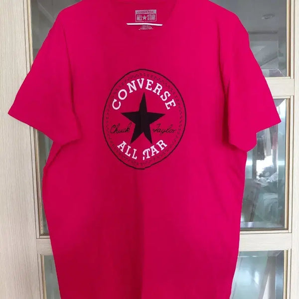 [BUNJANG] Unisex Round Neck Cotton T-Shirt / 반팔 라운드티 면티프린팅 남여공용