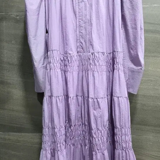 [BUNJANG] Ozsceen Pearl Embellished Ribbon Balloon Sleeve Crisp Dress / 오즈세컨,  진주장식 스틀랩  벌룬소매  바스락 원피스