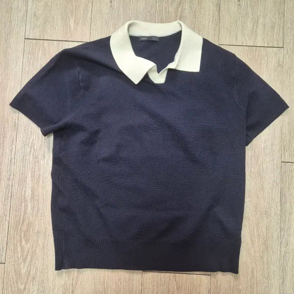 [BUNJANG] SPAO Kara Short Sleeve T-Shirt / 스파오 카라 반팔티
