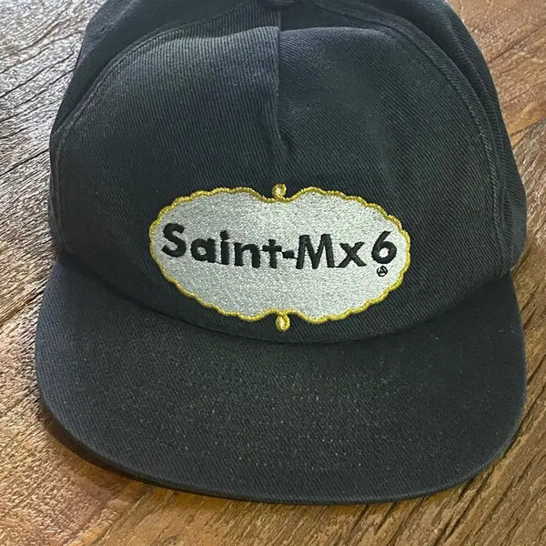 [BUNJANG] Saint Michael 5 Panel Eat Me Cap Hat / 신품) 세인트 미카엘 5PANEL EAT ME CAP 볼 캡 모자
