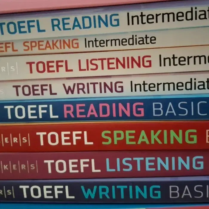 [BUNJANG] Hacker's TOEFL Basic, Intermediate Set / (전체 일괄) 해커스 토플 베이직, 인터미디엇 세트