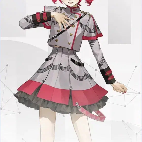 [BUNJANG] Kasane Teto Cosplay Outfit with Wig and Shoes / 카사네 테토 코스프레 옷