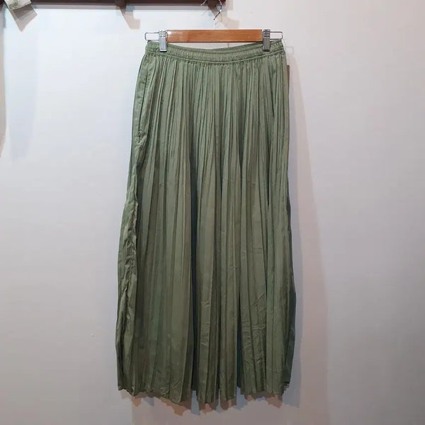 [BUNJANG] Fieldcore Matcha Latte Pleated Skirt / 말차라떼 플리츠 스커트 fieldcore