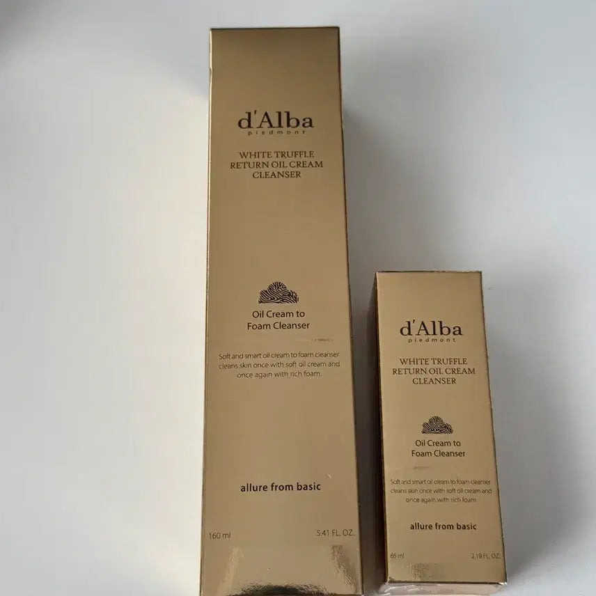 [BUNJANG] D'Alba White Truffle Return Oil Cleanser Bundle Set / (일괄) 달바 화이트 트러플 리턴 오일 클렌저