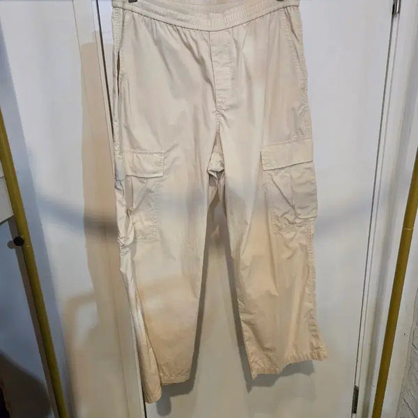 [BUNJANG] Uniqlo Beige Cargo Jogger Pants - Size 32 / 유니클로 베이지 카고 바지 32