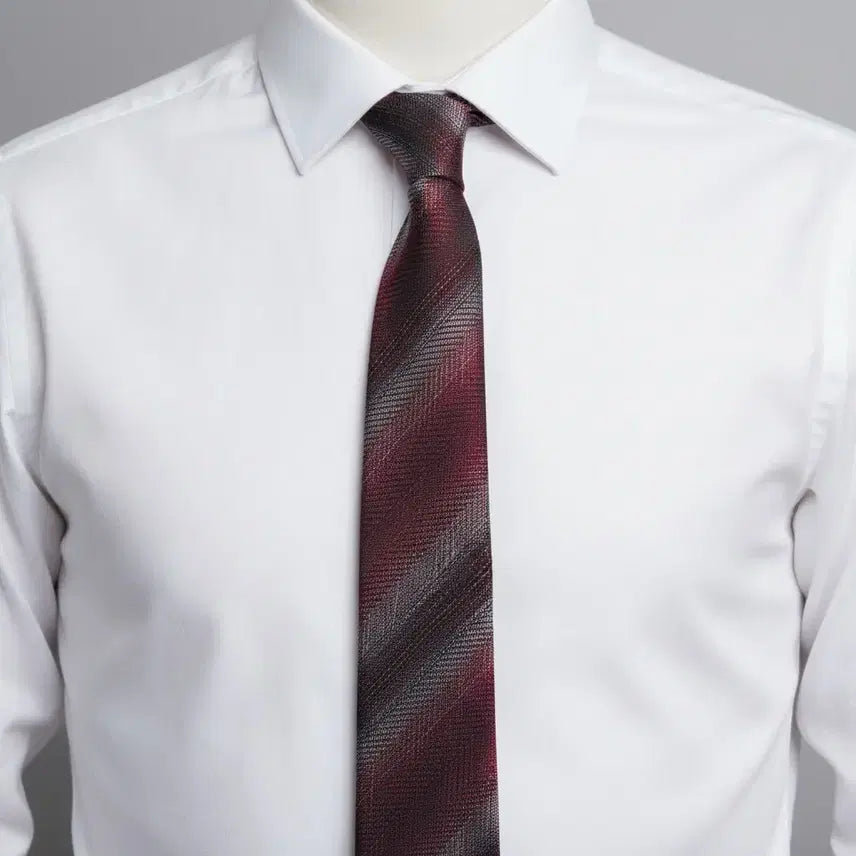 [BUNJANG] Missoni Diagonal Stripe Color Block Necktie / 미쏘니 사선패턴 배색 넥타이