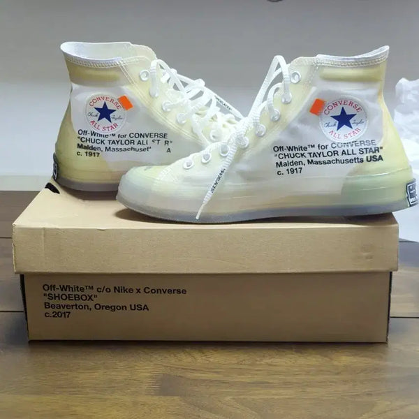 [BUNJANG] Converse Off-White Chuck 70 High Top / 컨버스 오프화이트 척70 하이 270