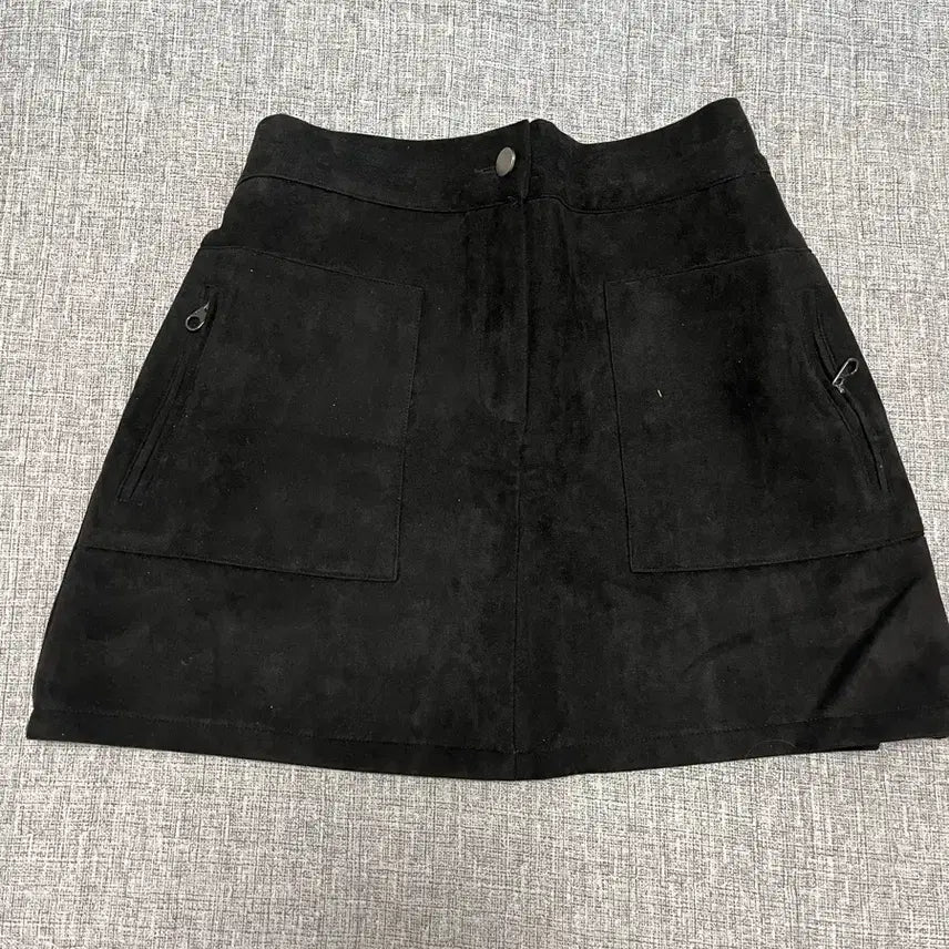 [BUNJANG] Suede Mini Skirt / 스웨이드 미니스커트