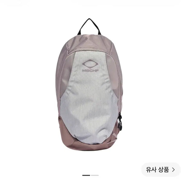 [BUNJANG] Mischief Rhombus Backpack Pink Grey / 미스치프 롬버스 백팩 핑크 그레이