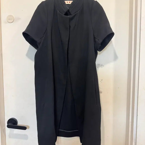 [BUNJANG] Marni Black Long Jacket Size 38 / 마르니 반팔 롱자켓