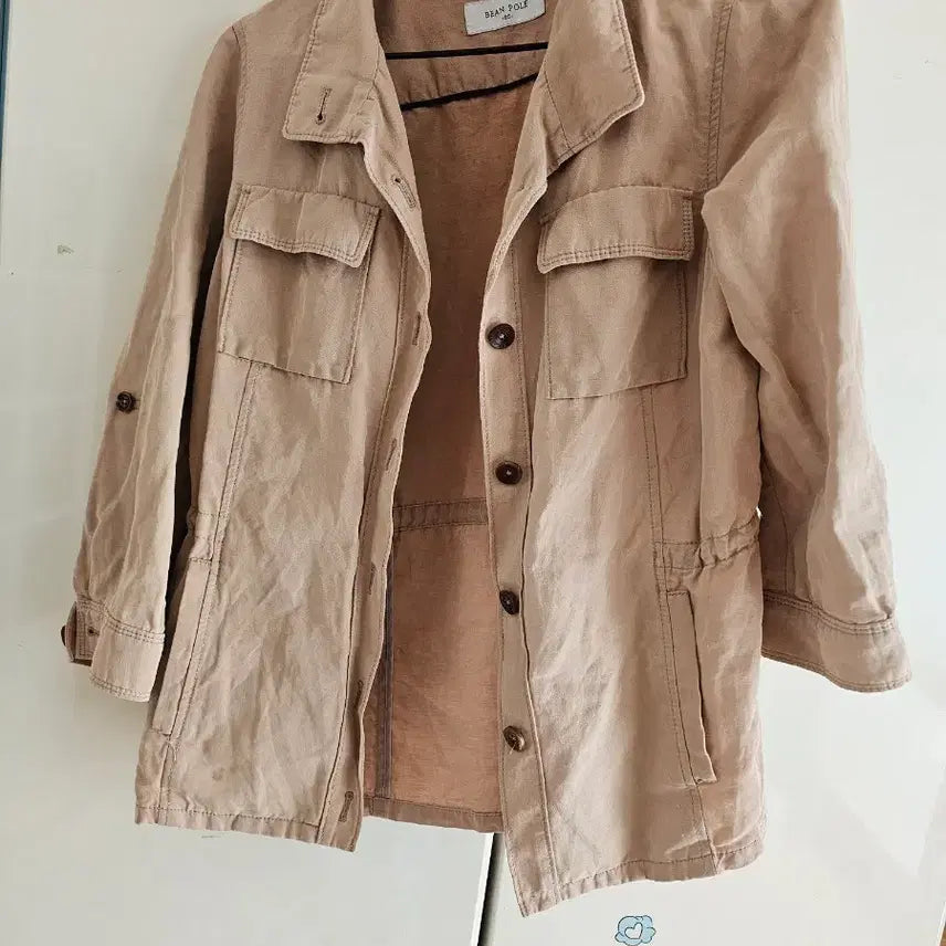[BUNJANG] Beanpole Shirt Jacket Beige / 빈폴 셔츠 자켓