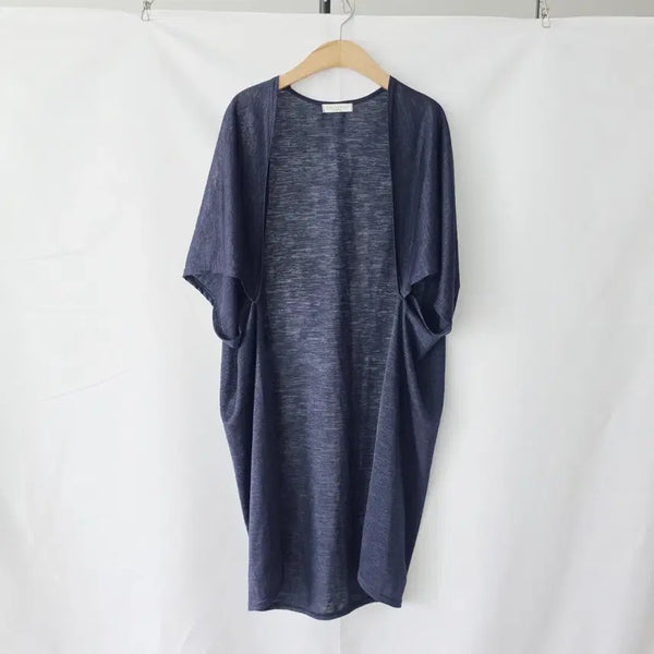[BUNJANG] Navy Summer Long Cardigan (Free Size) / 네이비 여름 롱 가디건 F