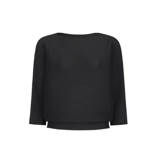 [BUNJANG] Issey Miyake Dolman Stretch Pleats Top Black / 미 이세이미야케 돌먼 스트레치 플리츠탑 블랙