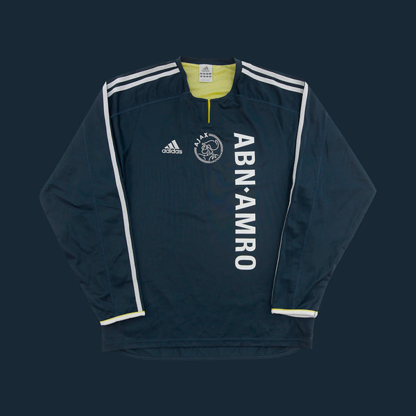 [BUNJANG] Adidas Ajax 03/04 Away Long Sleeve Jersey - Men's M / 정품 아디다스 아약스 유니폼 03 04 원정 노마킹 긴팔 해외 M