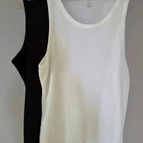 [BUNJANG] H&M Ribbed Tank Top - Black / H&M 골지 나시 새상품
