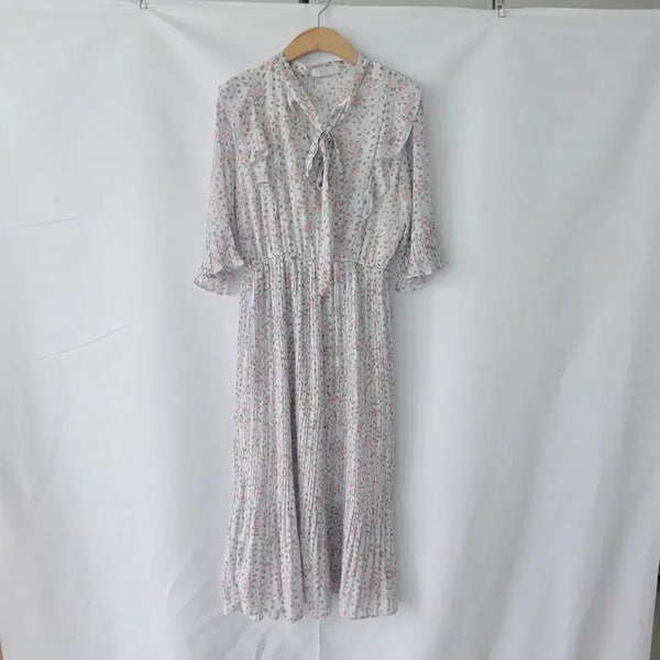 [BUNJANG] ABFG Chiffon Long Dress / abfg 에이비에프지 쉬폰 롱원피스 85