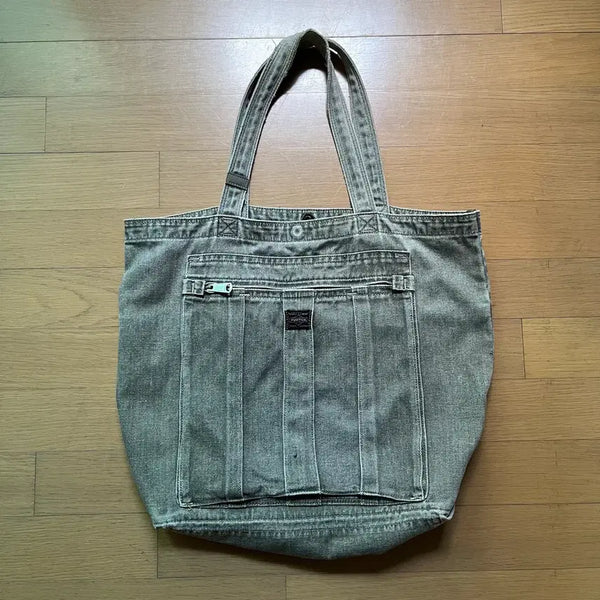 [BUNJANG] Porter Herringbone Tote Bag / 포터 헤링본 토트백 PORTER 가방