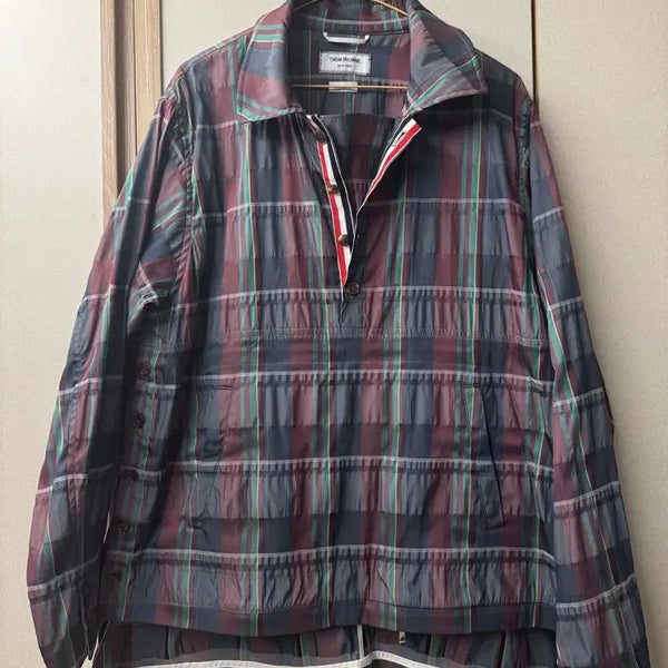 [BUNJANG] Thom Browne Madras Pullover Jacket / 톰브라운 마드라스 풀오버 자켓