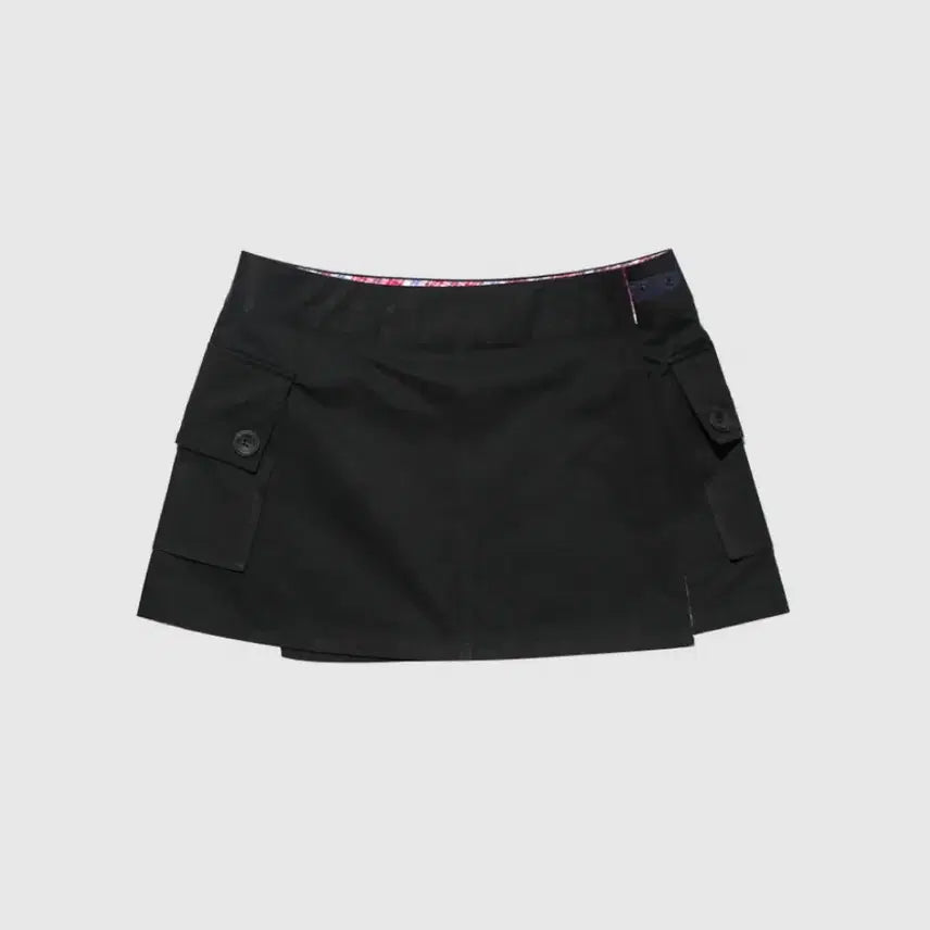 [BUNJANG] In & Yang In Harmony Reversible Mini Skirt Black / 인앤양인하모니 리버시블 미니 스커트 black