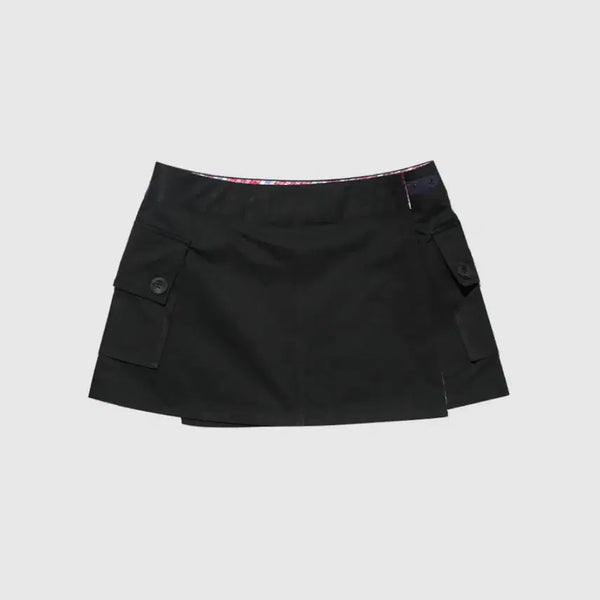 [BUNJANG] In & Yang In Harmony Reversible Mini Skirt Black / 인앤양인하모니 리버시블 미니 스커트 black
