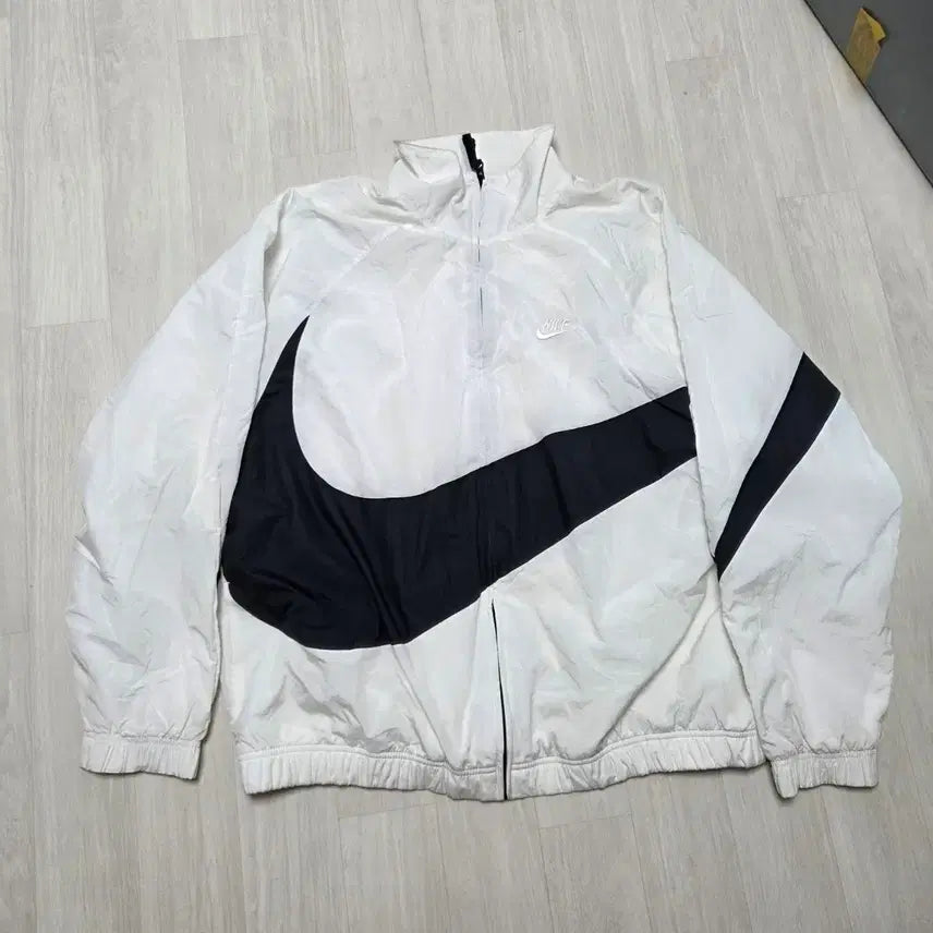 [BUNJANG] Nike Big Swoosh Windbreaker White / 나이키 빅스우시 바람막이 xxl
