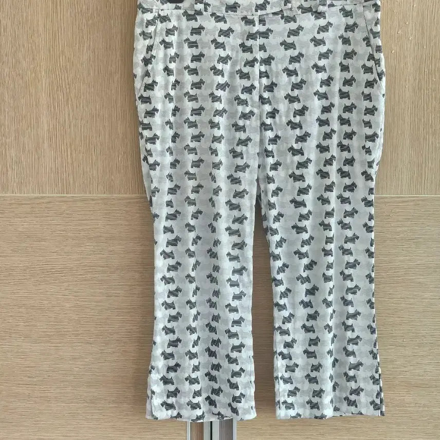 [BUNJANG] Black & White 7-Part Sleeve Pants / 블랙앤화이트 7부바지