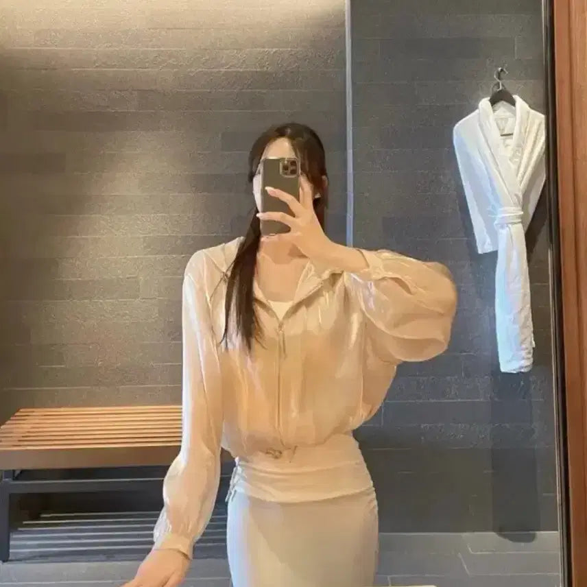 [BUNJANG] Yeori Princess Organza See-through Zip-up / 여리 공주 오간자 시스루 집업