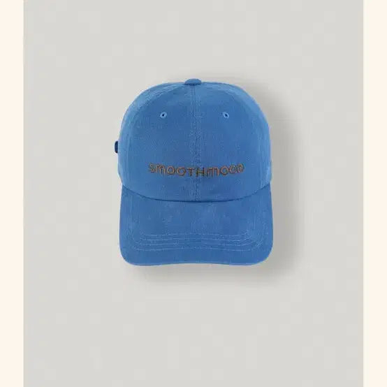 [BUNJANG] SmoothMood Boy Blue Logo Ball Cap / SmoothMood 스무드무드 보이 블루 로고 볼캡