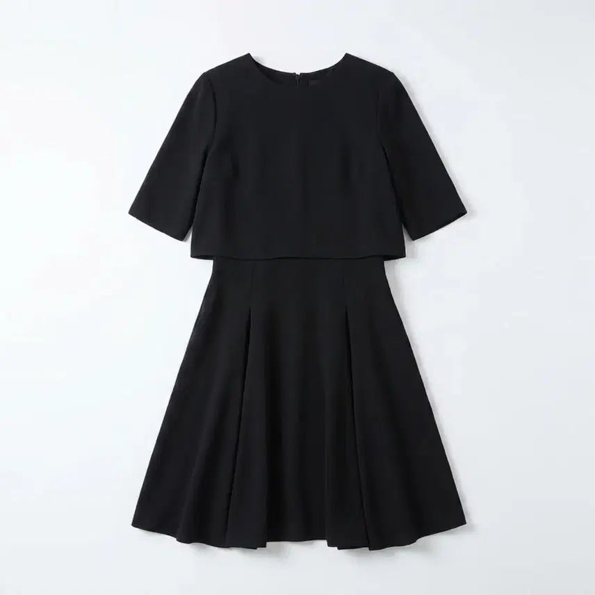 [BUNJANG] Sisley Women's Banding One-Piece Dress Size 42 / 여성 42사이즈/ 시슬리 투피스느낌 밴딩 원피스 0-5