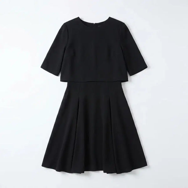 [BUNJANG] Sisley Women's Banding One-Piece Dress Size 42 / 여성 42사이즈/ 시슬리 투피스느낌 밴딩 원피스 0-5