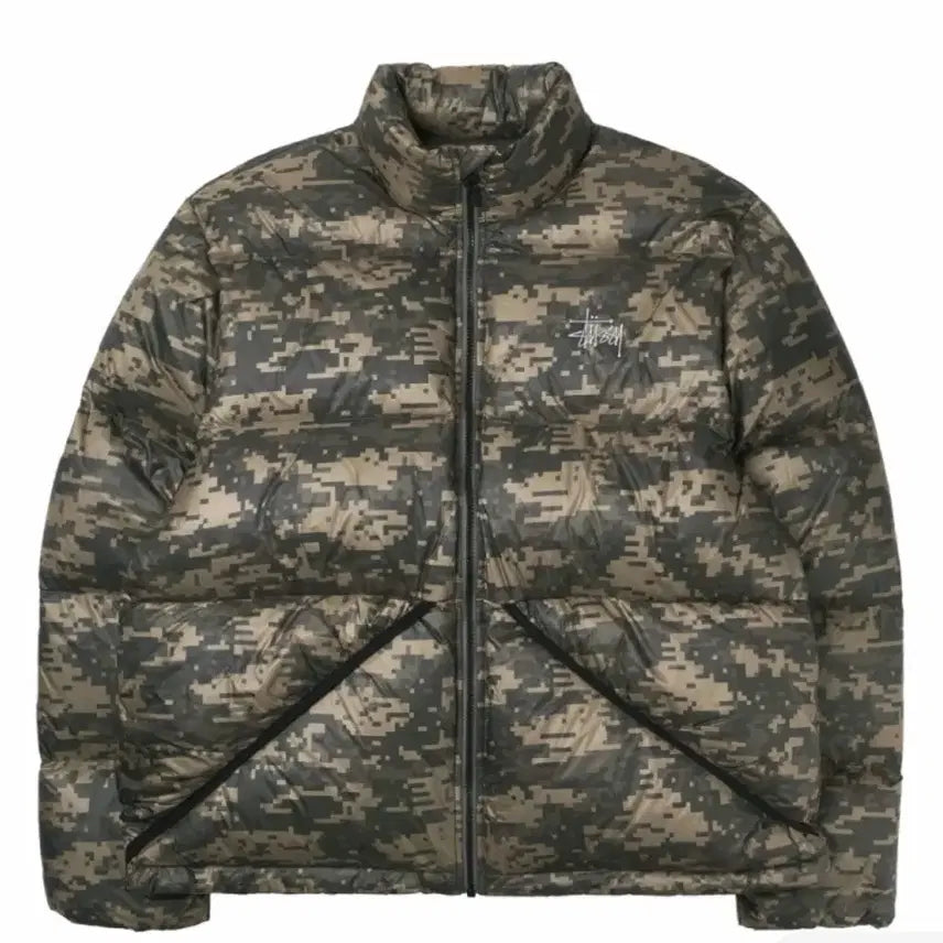 [BUNJANG] Stussy Micro Ripstop Down Jacket Digi Camo M / 스투시 마이크로 립스탑 다운 자켓 디지 카모 - M