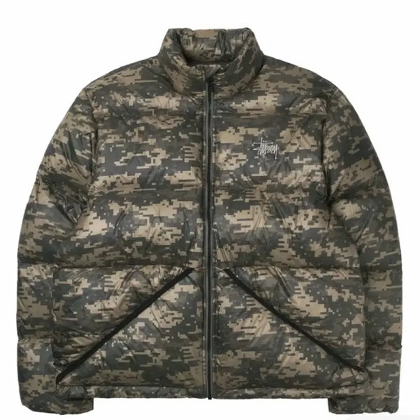 [BUNJANG] Stussy Micro Ripstop Down Jacket Digi Camo M / 스투시 마이크로 립스탑 다운 자켓 디지 카모 - M