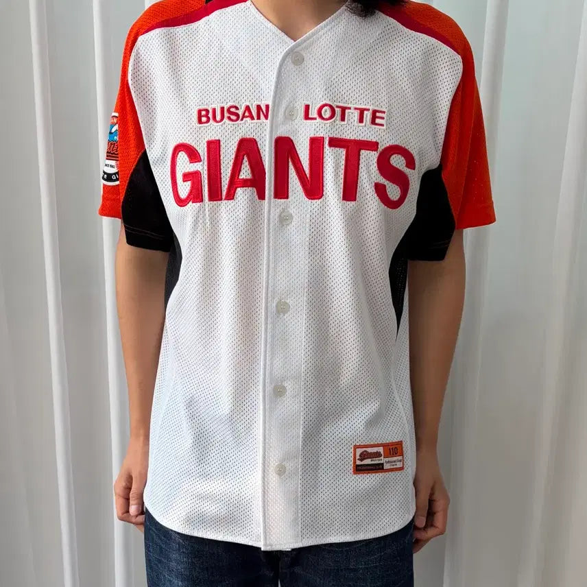[BUNJANG] Lotte Giants Kang Min-ho Professional Baseball Uniform 2XL / [2XL]롯데 자이언츠 프로페셔널 강민호 야구 유니폼
