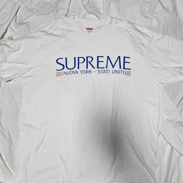 [BUNJANG] Supreme 20s Nuova York T-Shirt White L / 20s 슈프림 누오바 요크 티셔츠 화이트 L