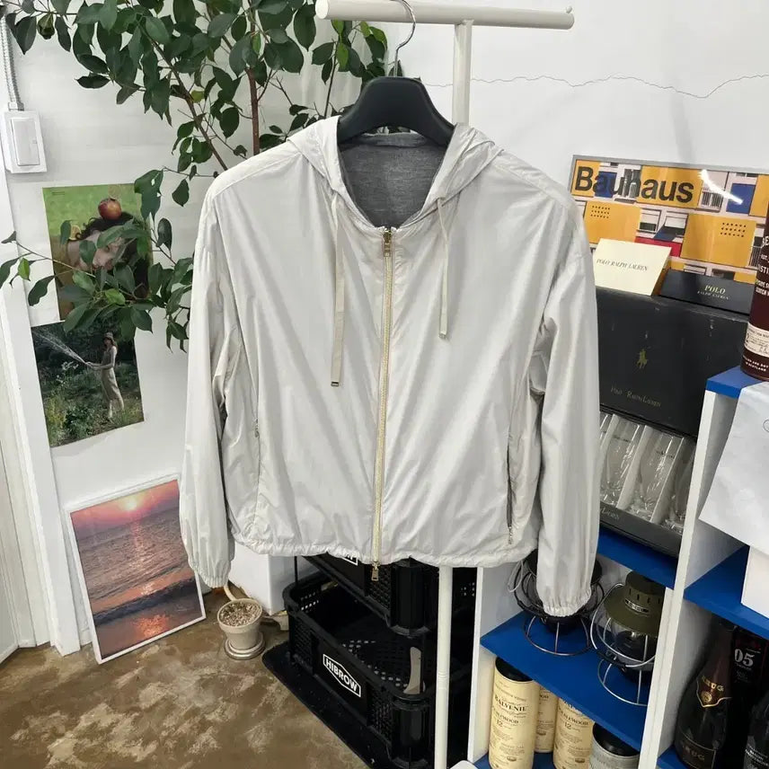 [BUNJANG] Herno Women's Reversible Windbreaker Jacket Size 42 / 에르노 우먼 리버시블 바람막이 자켓 42