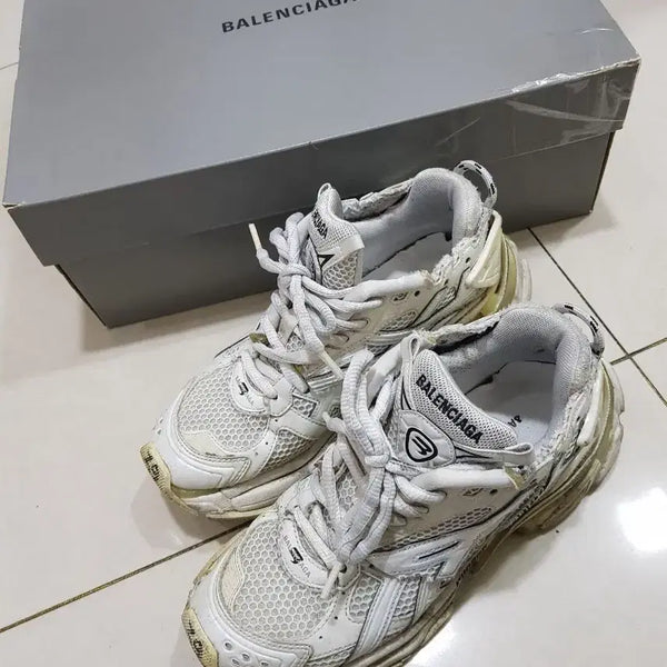 [BUNJANG] Balenciaga New Runner Sneakers White / 발렌시아가 뉴러너 스니커즈 화이트