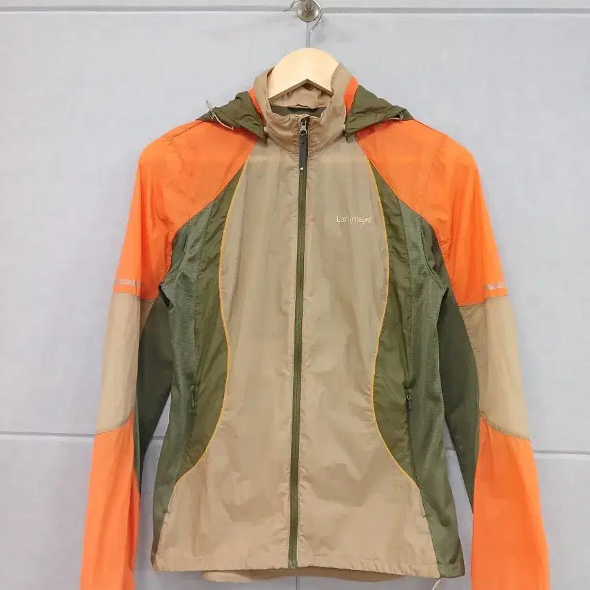 [BUNJANG] Lafuma Windbreaker Jacket Orange/Khaki Size 95 / *라푸마 바람막이 자켓 95 오렌지/카키